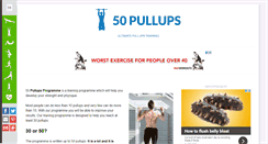 Desktop Screenshot of 50pullups.com
