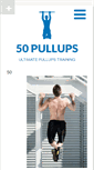 Mobile Screenshot of 50pullups.com